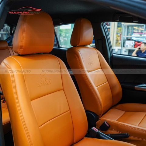 Bọc ghế da ô tô Toyota Yaris 2015