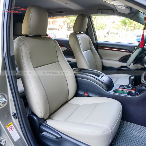 Bọc Ghế Da Ô Tô Toyota Highlander 2015