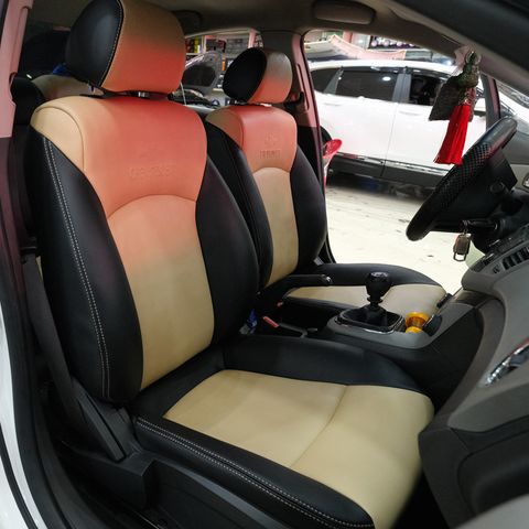 Bọc Ghế Da Màu Kem Sang Trọng Xe Chevrolet Cruze