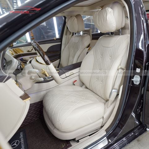 Bọc ghế da ô tô Mercedes S500 2015