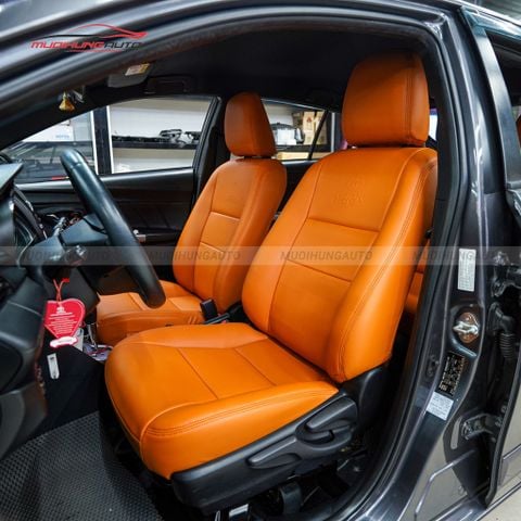 Bọc ghế da ô tô Toyota Yaris 2015