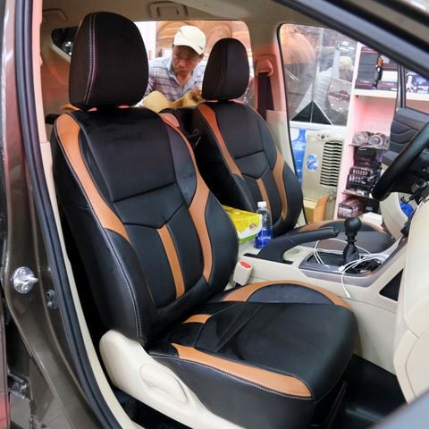 Bọc Ghế Da Phối Màu Chất Lượng Cho Xe Mitsubishi Xpander