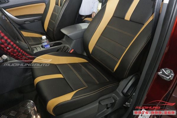 Bọc ghế da  thay đổi màu nội thất Ford Ranger giá rẻ