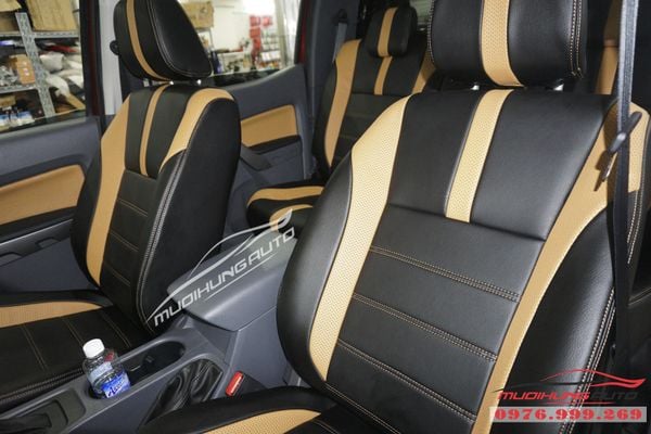 Bọc ghế da  thay đổi màu nội thất Ford Ranger giá rẻ