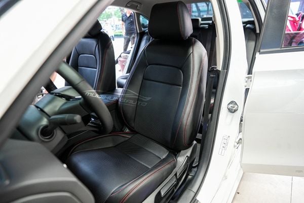 Bọc Ghế Da Xe Honda Civic 2022 Màu Đen Chỉ Đỏ Cao Cấp