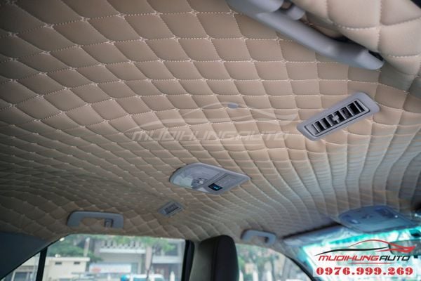 Bọc Trần Da 5D Cao Cấp Cho Xe Fortuner Tại TPHCM