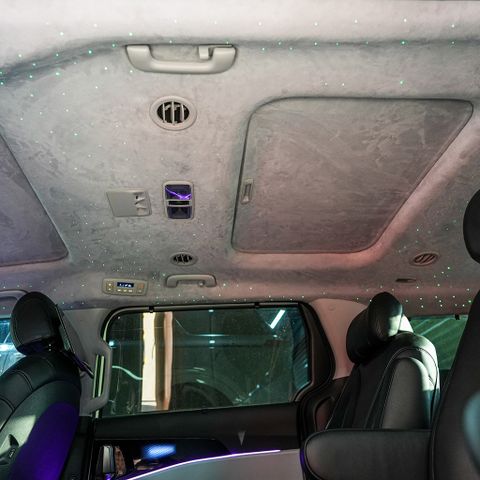 Bọc Trần Da Lộn Và Độ LED Trần Sao Rơi Cho Xe Kia Carnival 2022