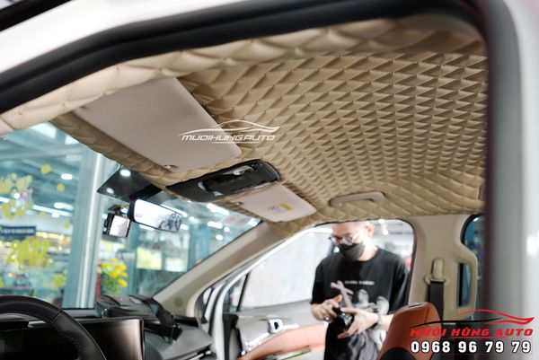 Combo Bọc Trần Và Lót Sàn Da Sang Chảnh Cho Kia Carnival 2022 Tại TPHCM