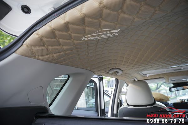 Bọc Trần Da 5D Màu Kem Sang Trọng Xe Honda CRV