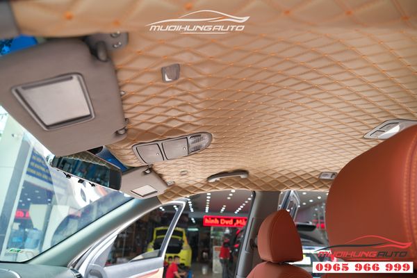 Bọc Trần Và Bọc Ghế Da Xe Hyundai Santafe 2009