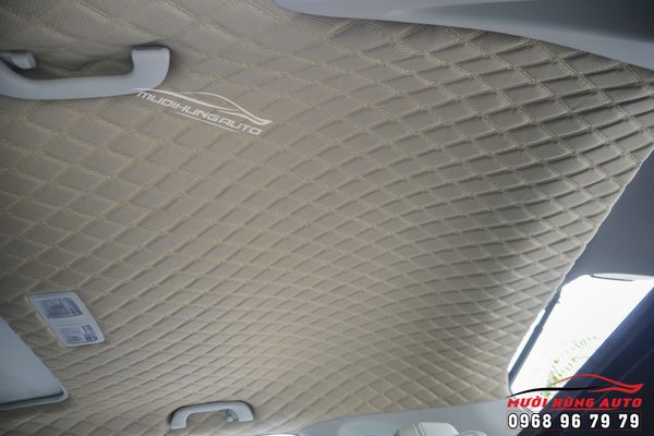 Bọc Trần Da 5D Màu Kem Sang Trọng Xe Honda CRV