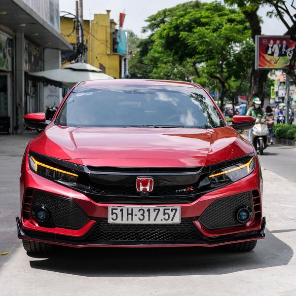 Body Kit Type R Cho Civic 2020 Màu Đỏ Chính Hãng