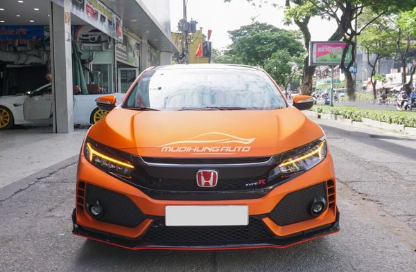 Body Kit Type R Màu Cam Cực Đẹp Cho Xe Honda Civic