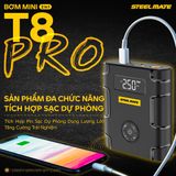 Bơm Điện Tử Mini Steelmate T8 Pro Chính Hãng