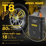 Bơm Điện Tử Mini Steelmate T8 Pro Chính Hãng