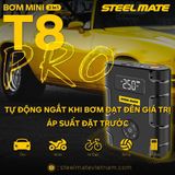 Bơm Điện Tử Mini Steelmate T8 Pro Chính Hãng