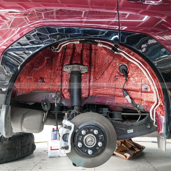 Cách Âm Hốc Bánh Hyundai Santafe 2024