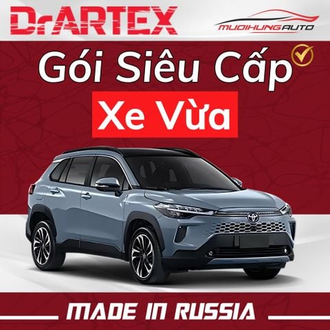 Cách âm chống ồn DrARTEX gói Siêu Cấp - Xe Vừa