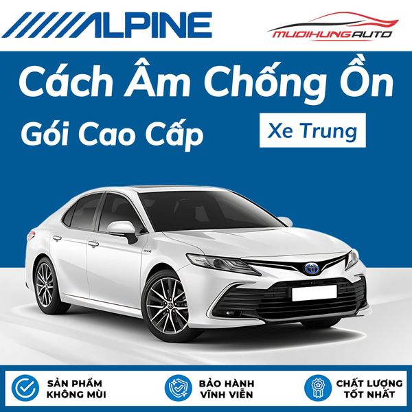 Cách Âm Chống Ồn Alpine Gói Cao Cấp - Xe Trung