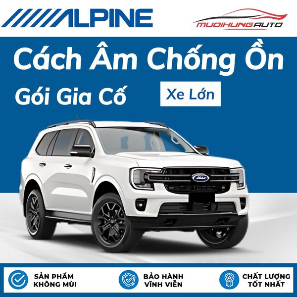 Cách Âm Chống Ồn Alpine Gói Gia Cố - Xe Lớn
