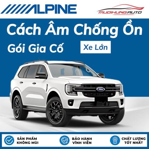 Cách âm chống ồn Alpine Gói gia cố - Xe lớn