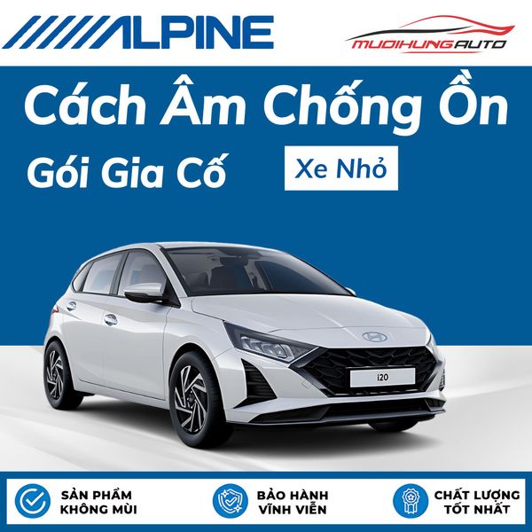 Cách Âm Chống Ồn Alpine Gói Gia Cố - Xe Nhỏ