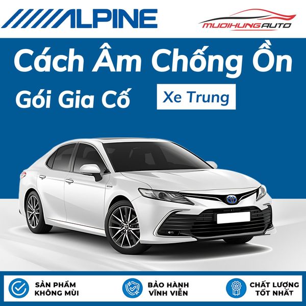 Cách Âm Chống Ồn Alpine Gói Gia Cố - Xe Trung