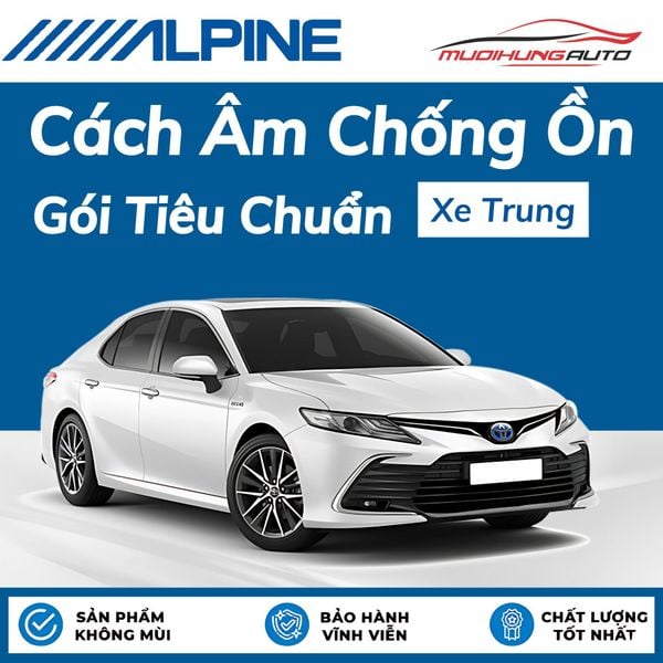 Cách Âm Chống Ồn Alpine Gói Tiêu Chuẩn - Xe Trung