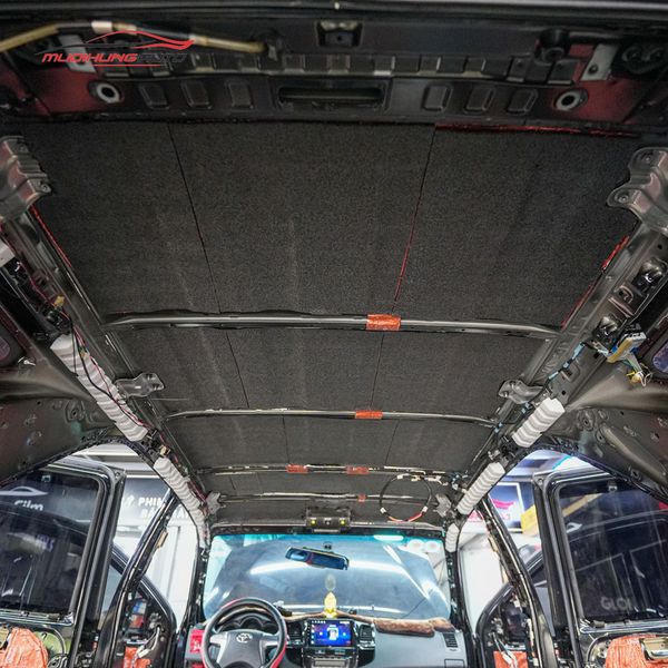 Cách Âm Trần Xe Toyota Fortuner 2015