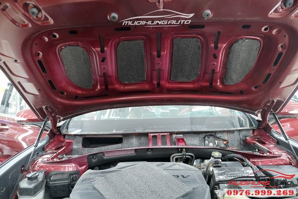 Cách Âm Chống Ồn Xe Hyundai Santafe 2019