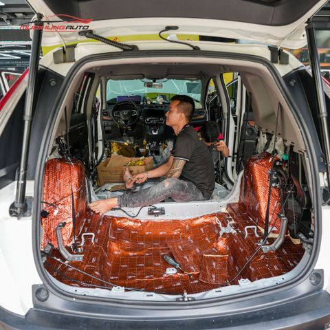 Cách âm cốp xe Honda CRV 2019