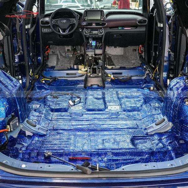 Cách Âm Cốp Xe Hyundai Santafe 2019