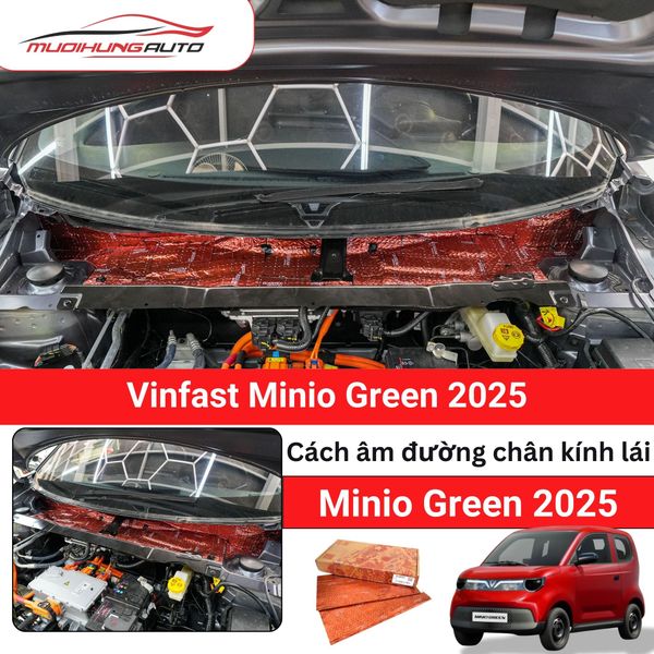 Cách Âm Đường Chân Kính Lái Ô Tô Vinfast Minio Green