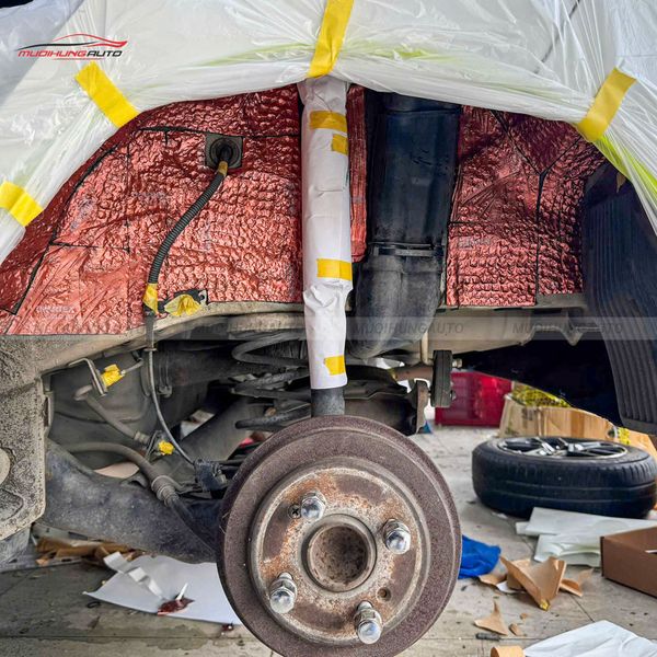 Cách Âm Hốc Bánh Kia Morning 2013