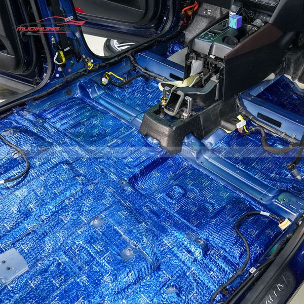 Cách Âm Sàn Xe Hyundai Santafe 2019