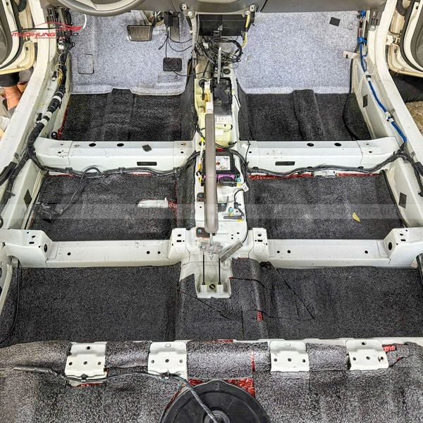 Cách Âm Sàn Xe Kia Morning 2013