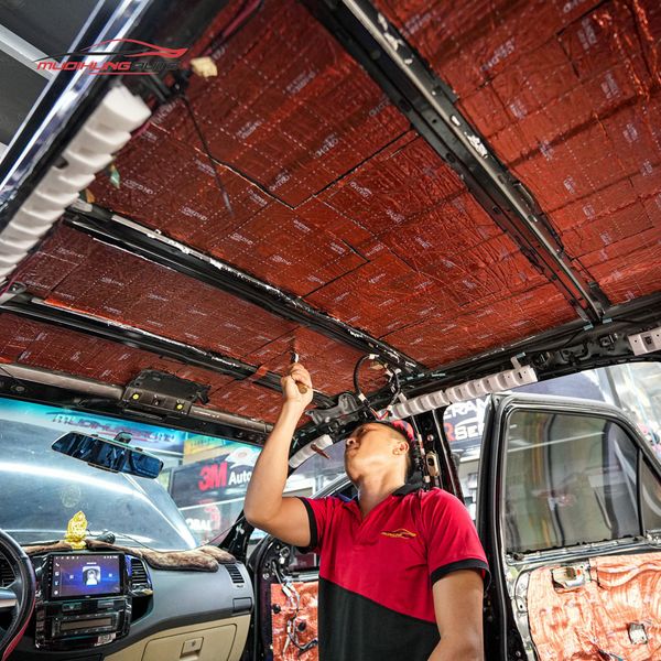 Cách Âm Trần Xe Toyota Fortuner 2015