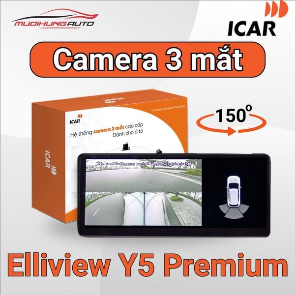 Camera 3 Mắt Ô Tô ICAR Elliview Y5 Premium