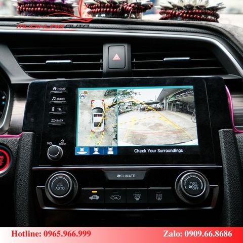 camera 360 cho xe honda civic