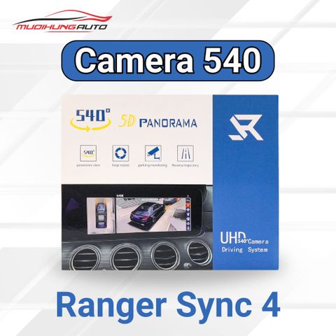 Camera 540 cho xe Ford Ranger 2023