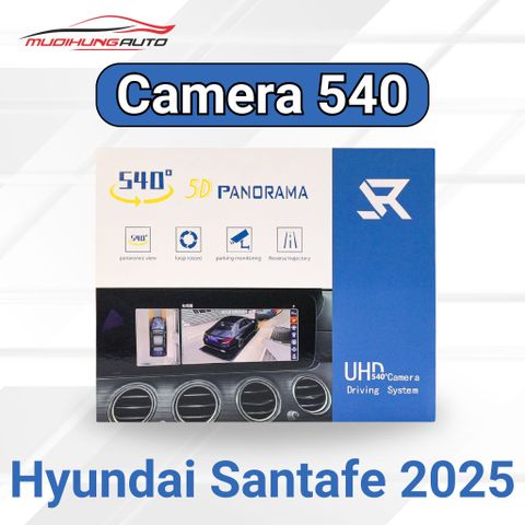 Camera 540 cho xe Hyundai Santafe 2025