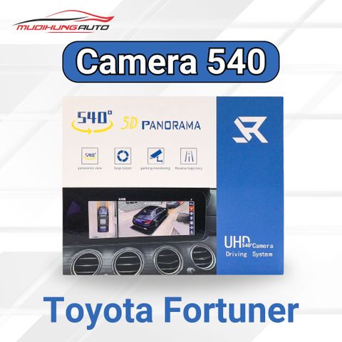 Camera 540 cho xe Toyota Fortuner 2019