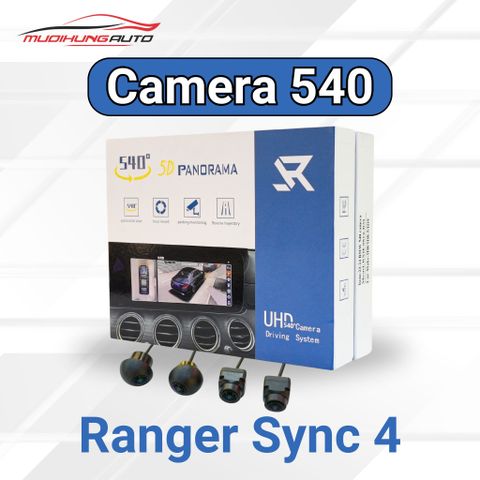 Camera 540 cho xe Ford Ranger 2023