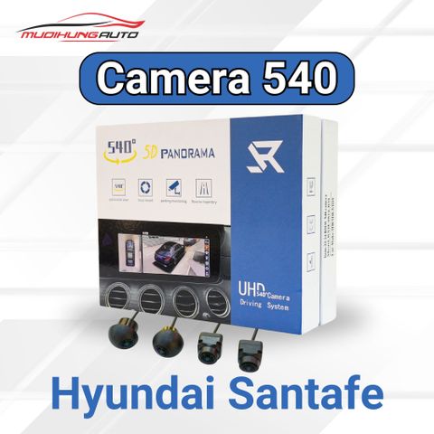 Camera 540 cho xe Hyundai Santafe