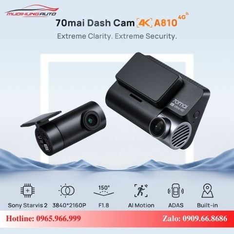 Camera hành trình Xiaomi 70mai A810 chính hãng