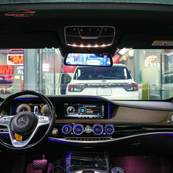 Gương Điện Tử Galaxy S 4K Cho Xe Mercedes S450 2020