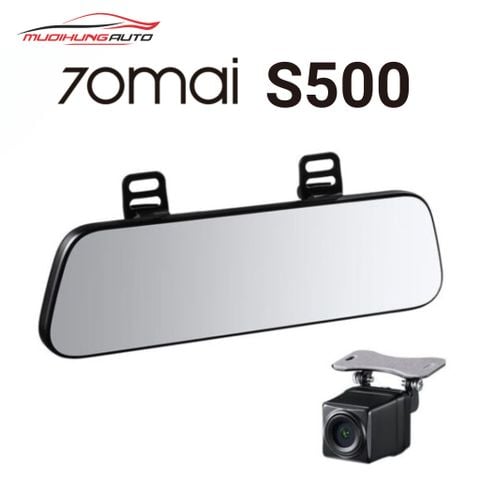 camera hành trình kẹp gương 70mai S500