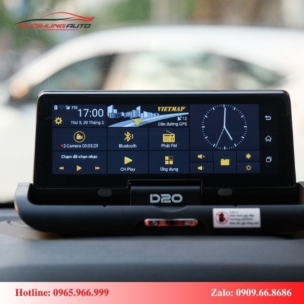 Camera Hành Trình Taplo Vietmap D20 Cho Xe Chevrolet Trailblazer