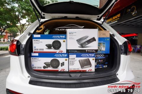 Combo Độ Âm Thanh Giải Trí Công Nghệ Mới Cho Xe Mazda CX9