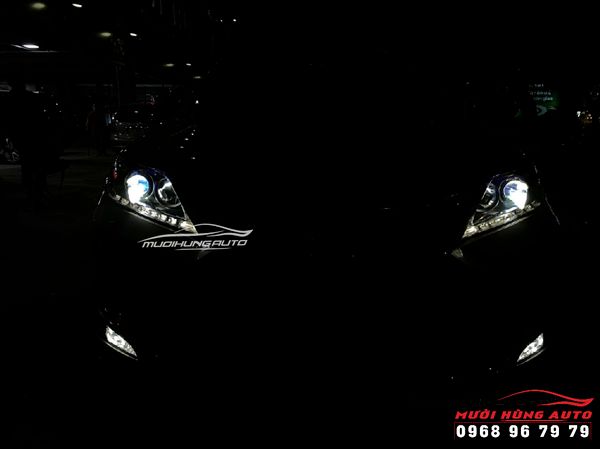Độ Đèn Pha Bi LED Laser Jaguar 65W Siêu Sáng Cho Lexus RX350 2014